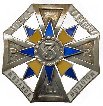 Odznaka 3 ppLeg. z czasu II RP